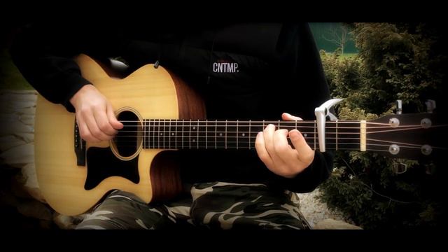 Astronomia (Coffin dance meme) Easy fingerstyle version guitar cover + free tabs смотреть онлайн