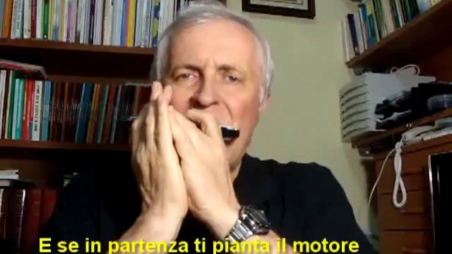 GIRA L'ELICA - ARMONICA IN LA (A) con testo смотреть онлайн