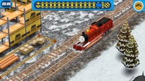 Наперегонки с Томасом.Зимние Гонки Паровозиков.Заснеженный Город.Игры с Томасом и его Друзьями