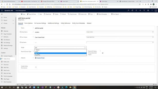 Edit Dynamics 365 Records From Portals | Dynamics 365 Power Apps Portals смотреть онлайн