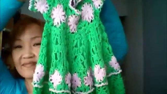 Платье крючком для малышки 2-3 лет "Майский цвет" +Инструкция скачать смотреть онлайн