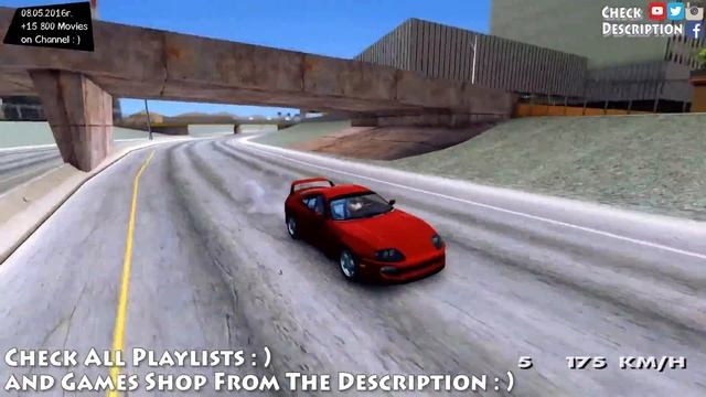 Toyota Supra 3 0 24V - GTA MOD _REVIEW смотреть онлайн