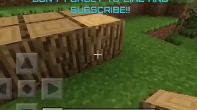 Minecraft PE - How To Place Sideways Logs!! смотреть онлайн