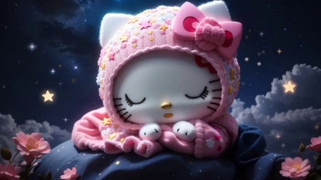White noise colicky baby deep sleep makes baby sleep super fast - kitty cat смотреть онлайн