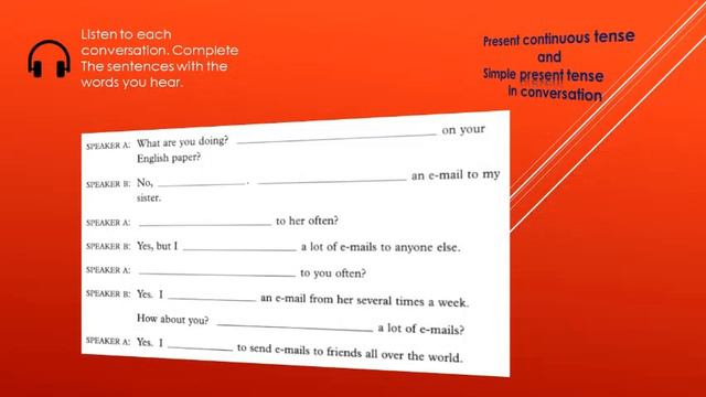 Present continuous tense and Simple present tense смотреть онлайн