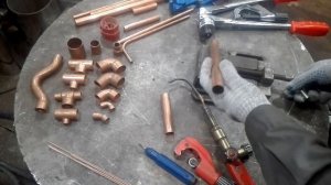 Пайка меди твердым припоем.