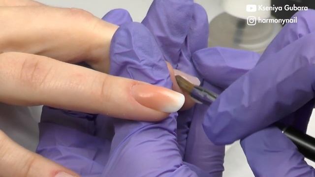 ПРОСТОЙ ФРЕНЧ-ГРАДИЕНТ ПОЛИГЕЛЕМ: 3 вида укрепления ногтей в технике бэбибумер с GELISH POLYGEL смотреть онлайн
