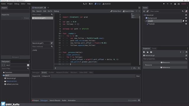 How to make moving Neon Trails in Godot - GODOTORIAL #01 смотреть онлайн