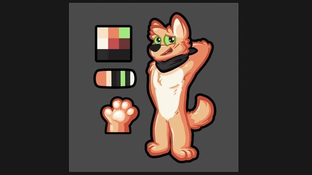 Drawing Fursona Ref Sheet ? Digtial Art Process ? Furry Speedpaint смотреть онлайн