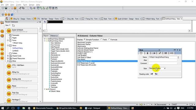 Using Lotus Notes Create Customers Form - Tạo Form Khách Hàng bằng Lotus Note смотреть онлайн