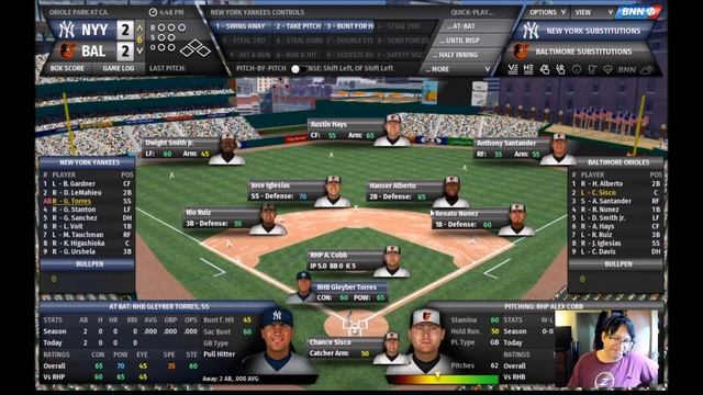 Out of the Park Baseball 21 Gameplay - Opening Day, Yankees @ Orioles смотреть онлайн