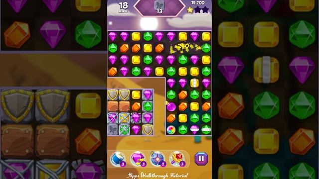 Jewel Match King Quest Level 100 - Walkthrough смотреть онлайн