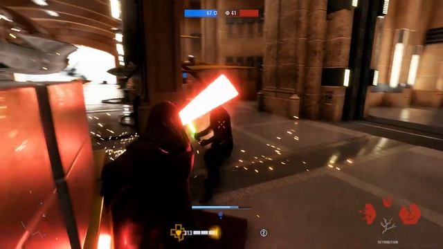 Darth Sidious HvV Gameplay Star Wars Battlefront 2 смотреть онлайн