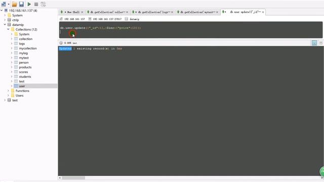 10 Mongodb之update运算符分析一$inc,$mul,$rename,$setOnInsert 转
