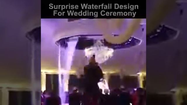 Водопад вокруг танца молодожёнов смотреть онлайн