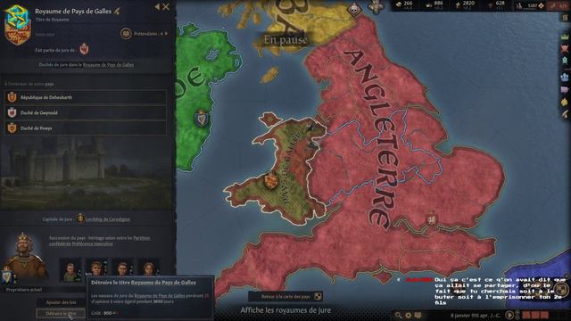 Crusader Kings 3 - Pays de Galles Indépendant !! - EP36 смотреть онлайн