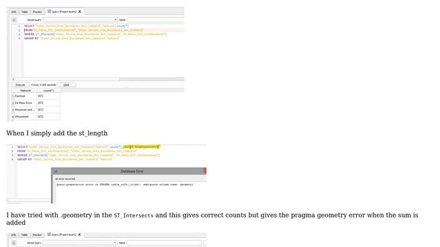 GIS: SQL Query error: ambiguous column name geometry смотреть онлайн