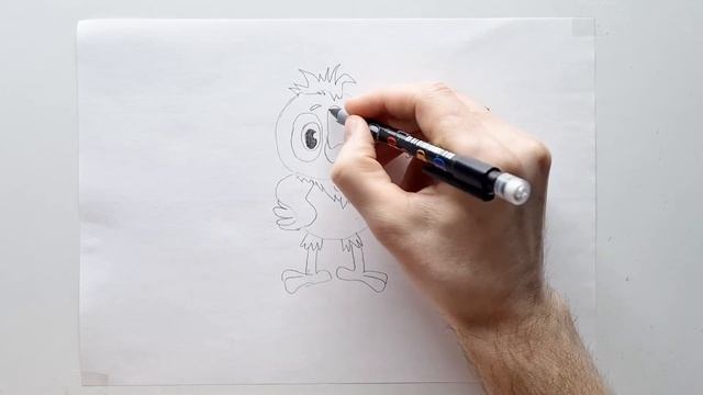 Learn how to draw a cute parrot in just a few easy steps! - How to draw a parrot step by step смотреть онлайн