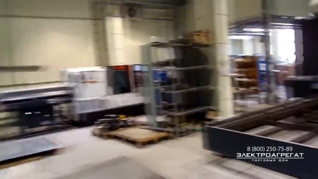Участок металлообработки и заготовки деталей ООО "ТД Электроагрегат" смотреть онлайн
