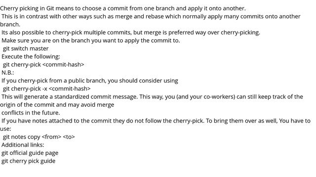 What does cherry-picking a commit with Git mean? смотреть онлайн