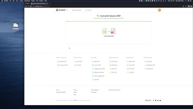Cómo convertir Excel a PDF, con Smallpdf смотреть онлайн