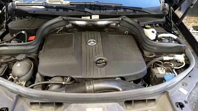 Mercedes GLK 250 CDI Diesel cold start -9°C смотреть онлайн