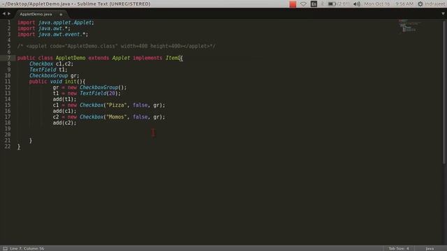29. AWT :Checkbox and RadioButtons | Applet | Java | Tech Gram | смотреть онлайн