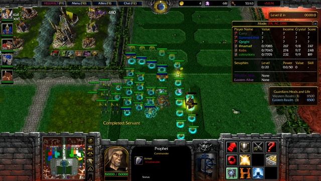 Warcraft 3 Classic HellHalt TD Competitive #64 no sound смотреть онлайн