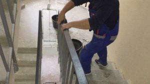 Монтаж перил ПВХ