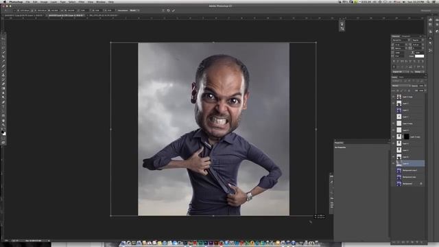 Caricature photography "cartoon look" photoshop retouching fast track смотреть онлайн