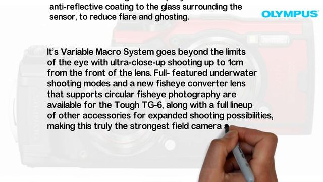 Olympus Tough TG-6 Waterproof, Dust-proof, Freeze-proof & Shockproof Camera Announced