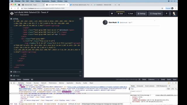 Let's Build: With Tailwind CSS - Tweet UI ? смотреть онлайн