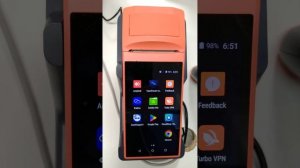 Работа с терминалом  Sunmi v1s