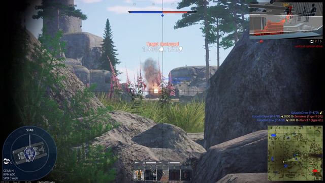 War Thunder 2024 01 30 M4A1 v Ferdinand смотреть онлайн