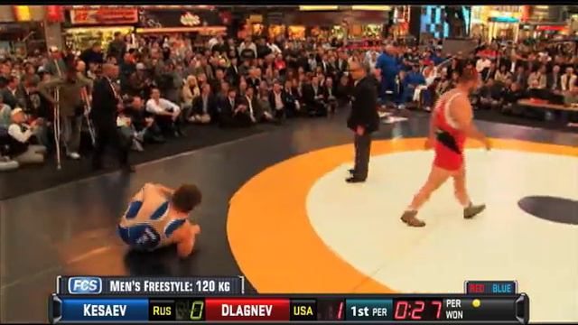 Tervel Dlagnev vs. Barsag Kesaev 120KG - 2011 Beat the Streets Battle on Broadway смотреть онлайн