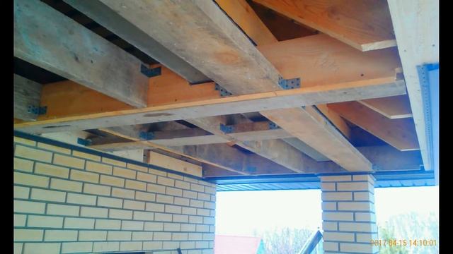 Подшивка потолка OSB и карниза софит смотреть онлайн