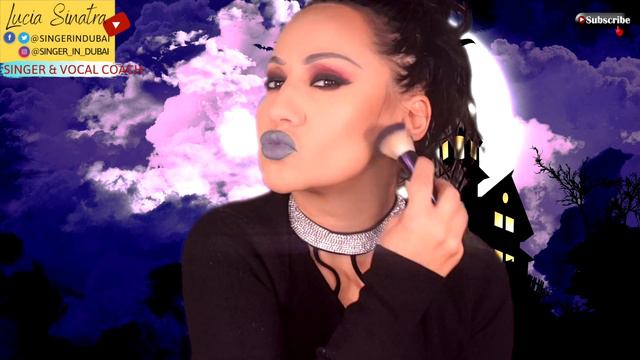 GOTHIC HALLOWEEN Makeup Tutorial ft. HUDA BEAUTY Rose Gold Palette смотреть онлайн