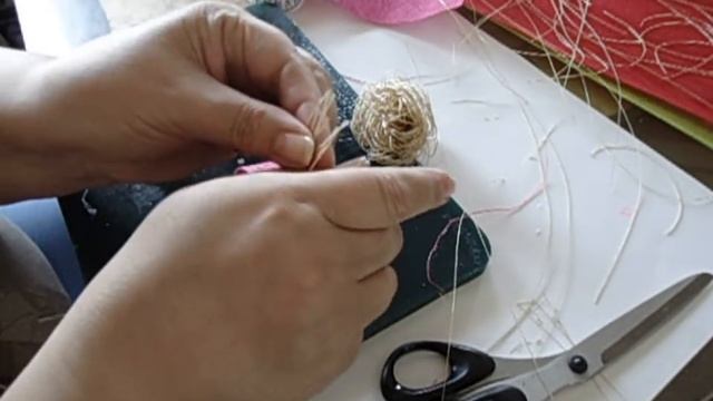 Как Сделать Красивый Цветок Из Мешковины. Мастер-Класс. Часть 2. Tutorial. смотреть онлайн