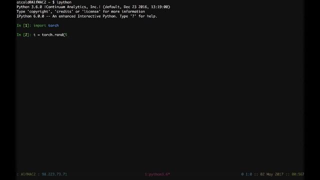 0.1 – Install PyTorch on OSX смотреть онлайн