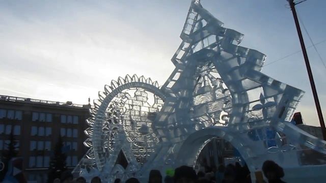 СКАЗОЧНЫЙ ЛЕДОВЫЙ ГОРОДОК 2017 ЕКАТЕРИНБУРГ Площадь 1905 года. По мотивам сказок Чуковского смотреть онлайн