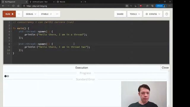 Easy Rust 119: Multiple threads (concurrency) - part 1 смотреть онлайн