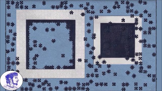 DAVIDEOGIOCHI E... SOLUZIONE DEL PUZZLE DEL "QUADRATO NERO SU SFONDO BIANCO" смотреть онлайн