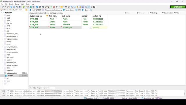 Data Base Task 06 |Write an Update Query Statement| 1st Year | Java Institute| Senuka Lesan смотреть онлайн