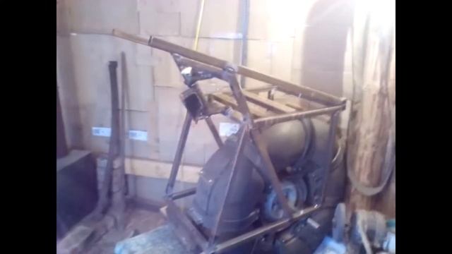 Самодельный каракат- снегоход Ч.4 Рама смотреть онлайн