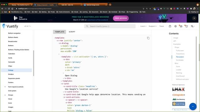 To Do List with NuxtJs, Vuex, Vuetify UI framework смотреть онлайн