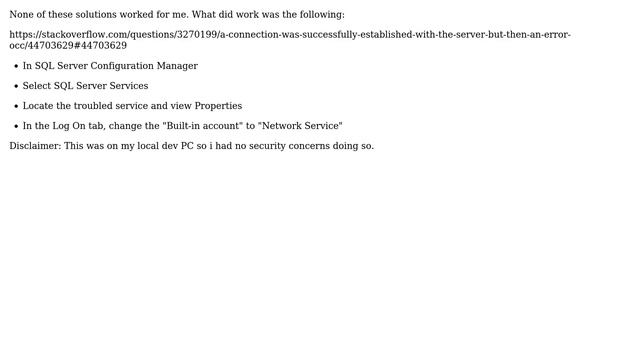 DevOps & SysAdmins: SQL - an error occurred during the pre-login handshake (11 Solutions!!) смотреть онлайн