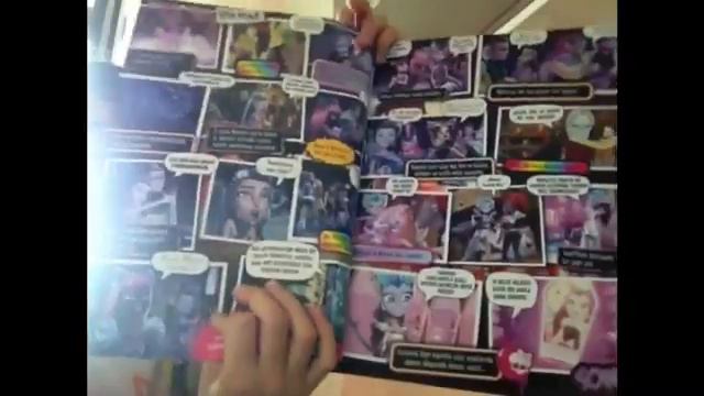 Обзор на мои журналы монстер хай . И раскраски . смотреть онлайн