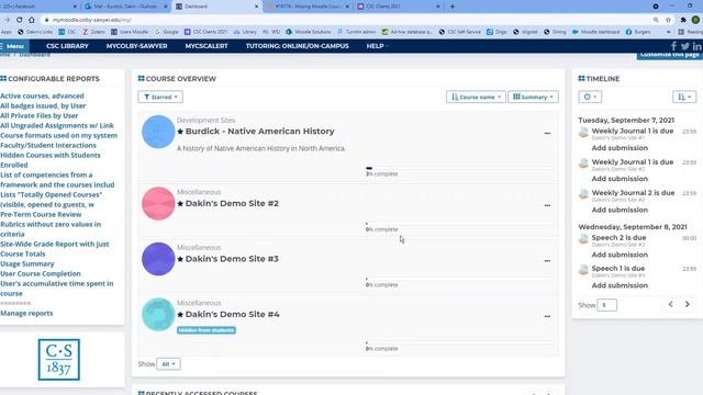 Moodle's Course Overview Block смотреть онлайн