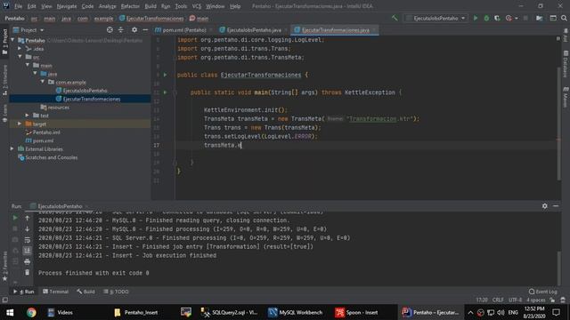 Como ejecutar una transformacion de Pentaho con Java смотреть онлайн