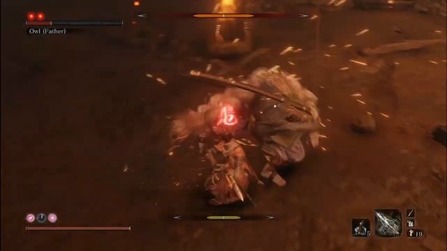 Sekiro - Ultimate Boss Guide : Owl ( Father) Hirata Estate Whirlwind Slash Cheese смотреть онлайн